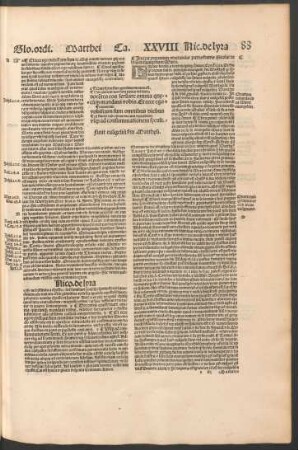 Incipit prooemium venerabilis patris fratris Nicolai de lyra in evangelium Marci.