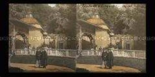 Trinkhalle und Eingang zur Ursprungsquelle, Baden