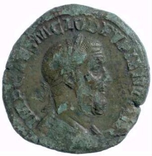 Münze, Sesterz, 238