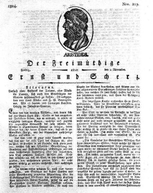 Nro. 219., Freitag den 2. November