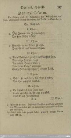 Der 128. Psalm