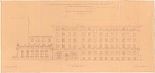Bestelmeyer, German; München, Hofgartenstr. 3; Köglmühl - Areal, Wohn- und Geschäftshausneubau - Ansicht von der Hofgartenstraße