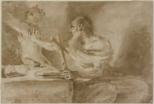 Die Versuchung eines Heiligen (Hieronymus oder Antonius?)