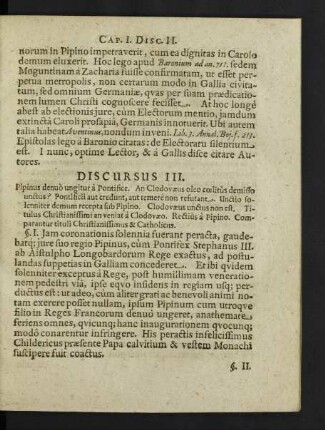 Discursus III.