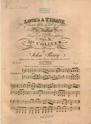 Love's a tyrant, yet pleasure yields as well as pain : a ballad ...