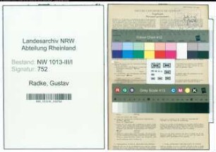Entnazifizierung Gustav Radke , geb. 24.08.1892 (Arbeiter)
