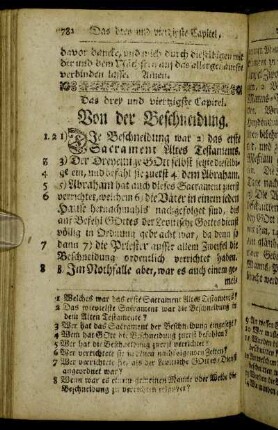 Das drey und viertzigste Capitel. Von der Beschneidung. - Das fünff und viertzigste Capitel. Von der heiligen Tauffe.