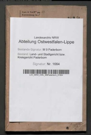 Erblasser: Echterfeld, Agnes, geb. Melies; Ehepartner: Echterfeld, Bernard: