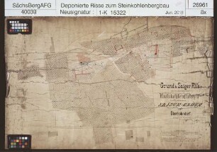 Frisch Glück, Steinkohlenwerk, Oberhohndorf, Baue auf dem Rußkohlenflöz 2