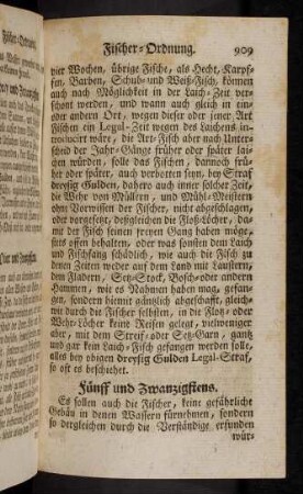 909-920, Fünf und Zwanzigstens. - Acht und Vierzigstens.