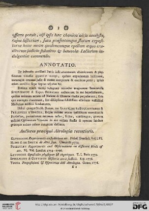 Auctores præcipui Aërologiæ recentioris