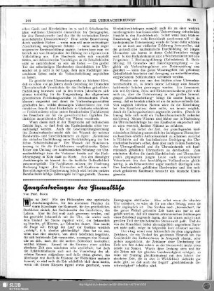 Gangänderungen der Himmelsuhr