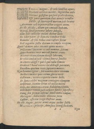 Heroas magnos, et coelo laudibus aequos, Praeclaris celebres meritis ...