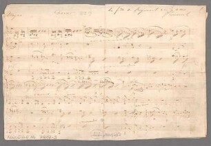 "La Fille du régiment - Excerpts; Arr; pf 4hands". - BSB Mus.Schott.Ha 7417-3