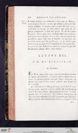 (Lettre XCI - C)