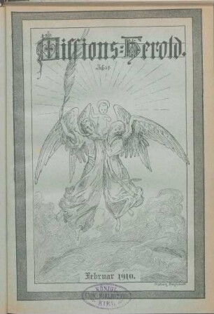 Nr. 2. Zehnter Jahrgang. Februar 1910.