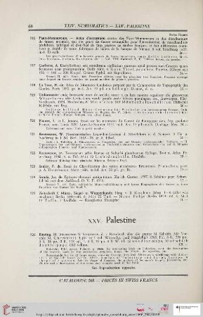 XXV. Palestine (Nr. 526 - 530)