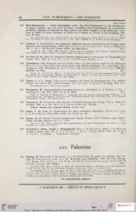 XXV. Palestine (Nr. 526 - 530)