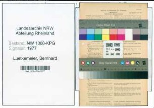 Entnazifizierung Bernhard Luetkemeier , geb. 13.04.1903 (Polizeibeamter)