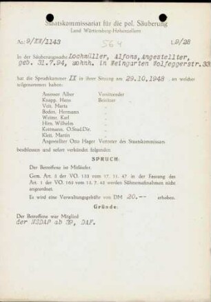 Lochmüller, Alfons