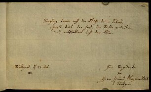Kazner, B. R. B. aus Stuttgard. Stuttgart, 22.07.1783.