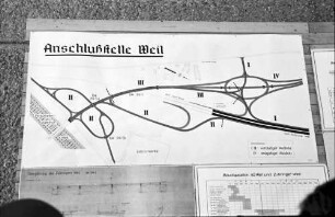 Weil am Rhein: Planskizze; Autobahnknoten Weil