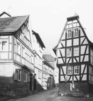 Fachwerkwohnhaus; Büdingen, Obergasse 28