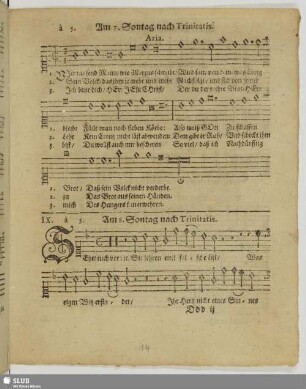 IX. Am 8. Sontag nach Trinitatis: Sehet euch vor