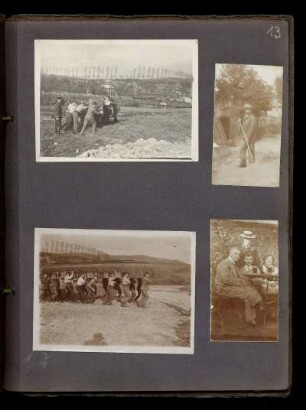 Gruppen- und Einzelaufnahmen, Aussenaufnahmen