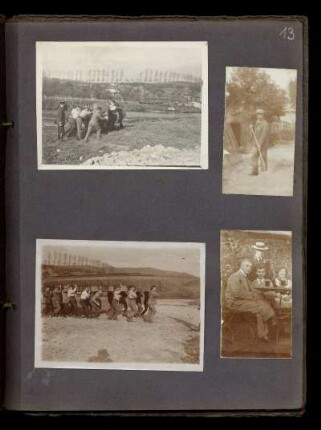 Gruppen- und Einzelaufnahmen, Aussenaufnahmen