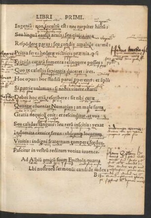 Ad Albiu[m] amicu[m] suum Epistola quarta