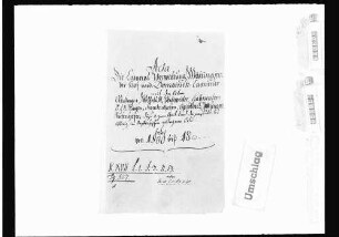 Verwaltung der Hof- und Domänenkammer Weiltingen (Lkr. Dinkelsbühl)