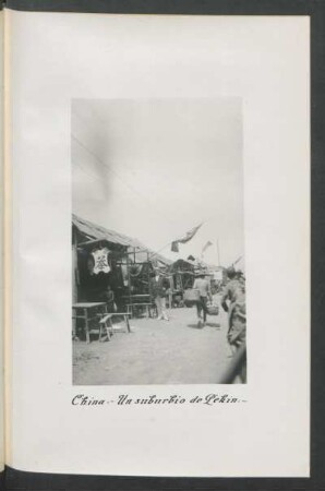 China. - Un suburbio de Pekín. - [Fotografía]