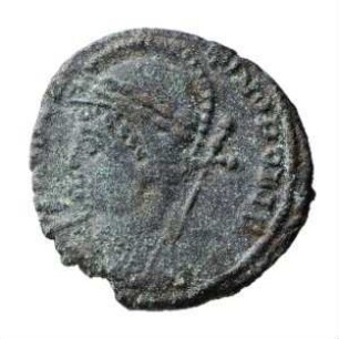 Münze, Follis, Aes 3, 306 - 337 n. Chr.