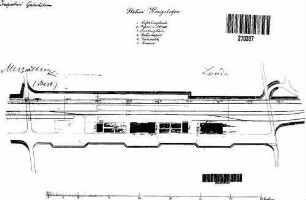 Königshofen (Baden): Empfangsgebäude Lageplan