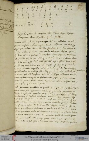 Albertus Magnus, Compositum de compositis