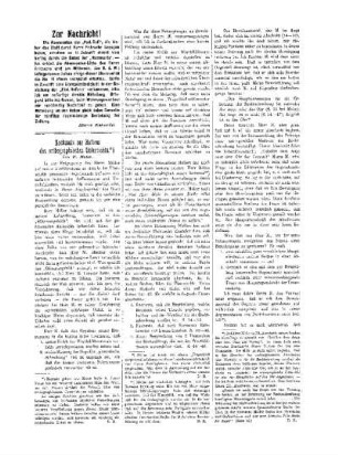 Nochmals zur Reform des orthographischen Unterrichts : (Schluß folgt)