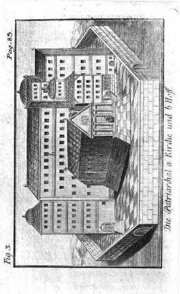 Fig. 3. Die Patriarchal a. Kirche und b. Hoff.