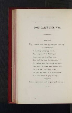 Toen Dafne ziek was.