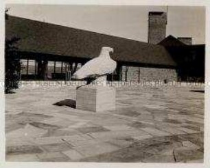 Schleiden, NS-Ordensburg Vogelsang, Bildhauer Professor Willy Meller, Figur "Adler"