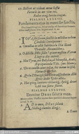 Psalmus LXXXVIII. Domine Deus salutis meae