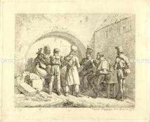 Blatt 4: Französische Kriegsgefangene