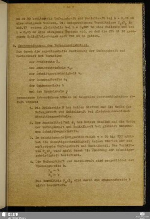 8. Zusammenfassung der Versuchsergebnisse