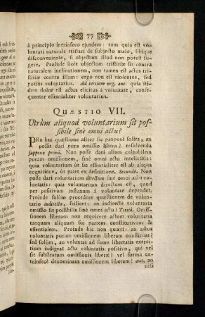 77-99, Quaestio VII