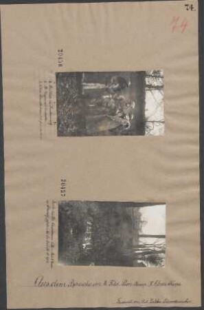 1. Ltt. Esterer im Taucheranzug, 2. Ltt. Ungerer mit Gasmaske, 3. UZhlm. Schmeckenbecher mit franz. Stahlhelm