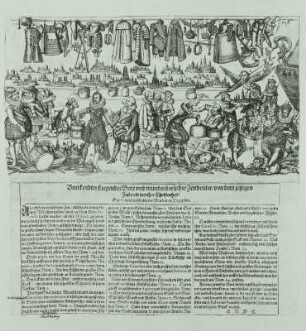 Unerkendter fliegender Bott und wunderbarlicher Zeitdeuter ... (Flugblatt)