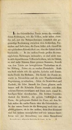 Handbuch einer allgemeinen Geschichte der Poesie, 2. Geschichte der neueren lateinischen, der französischen und italienischen Poesie