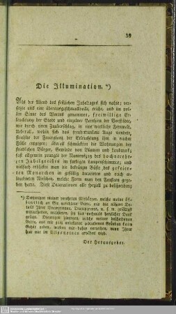 Die Illumination