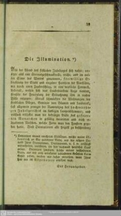 Die Illumination