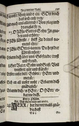 Lobgesänge 241. - 270.